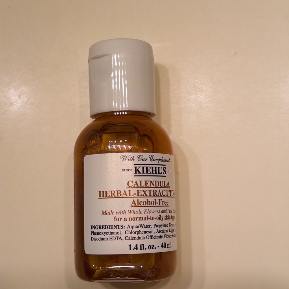 Kiehl's Calendula Herbal Extract Toner alcohol dree 1.4fl travel size